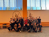 В спортивном зале районного Дома культуры прошла первая тренировка по боксу под руководством тренера из города Балаково.
