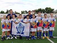 25 июля юные футболисты из команд "Штурм" и "Прорыв" представляли наш район на товарищеских турнирах