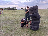 01.08.2025 г. в с. Новозахаркино прошла товарищеская встреча школьных команд по лазертагу