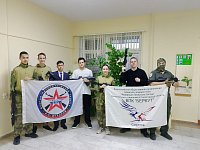 09.12.2025 года с учениками МОУ «СОШ им. Г.И. Марчука р.п. Духовницкое» прошла тренировка посвященная памятной дате «День героев отечества» по спортивному лазертагу