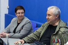 Военкор НТВ встретился с молодежью Саратова