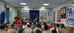 Полковник Выдренков В.В. на уроке «Разговоры о важном»