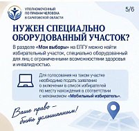 Доступное голосование: информация для лиц с ограниченными возможностями здоровья и инвалидностью