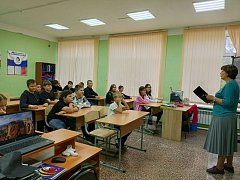 Всероссийская акция «Я – россиянин»: волонтёры школы им. Г.И. Марчука приняли участие в патриотическом мероприятии