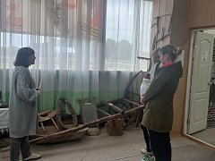 Сегодня краеведческий музей нашего района вновь привлек внимание жителей и гостей.