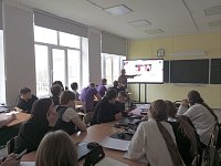 Второе мероприятие проекта «Знание.Спорт!» в 8 "Б" классе.