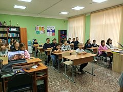 Всероссийская акция «Я – россиянин»: волонтёры школы им. Г.И. Марчука приняли участие в патриотическом мероприятии
