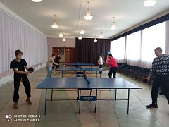 14 февраля в РДК состоялась товарищеская встреча по настольному теннису