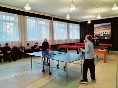 Мастер-класс по настольному теннису для 7 "А"