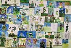 Школьный этап акции «Портрет героя СВО» в Духовницком: лучшие работы отправятся на региональный конкурс