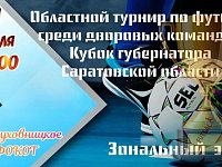 31 июля в 10:00 на территории ФОКОТа пройдёт зональный этап областного турнира по футболу среди дворовых команд на Кубок губернатора Саратовской области.