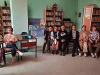 В библиотеке Теликовского сельского филиала прошёл литературный час "Писатель, который всегда с тобой".