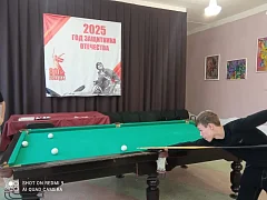 22 ноября, в РДК прошли соревнования по бильярду, приуроченные Году защитника Отечества.