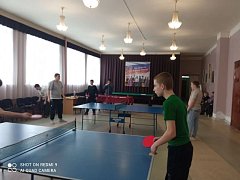 14 февраля в РДК состоялась товарищеская встреча по настольному теннису
