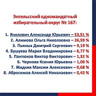 Предварительные итоги выборов в наших карточках 