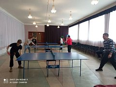 14 февраля в РДК состоялась товарищеская встреча по настольному теннису