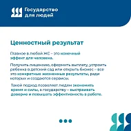"Государство для людей" - государственные функции, услуги и сервисы с фокусом на человеке