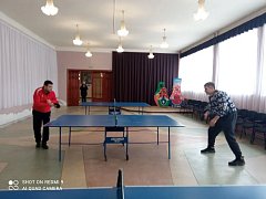 14 февраля в РДК состоялась товарищеская встреча по настольному теннису