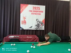 22 ноября, в РДК прошли соревнования по бильярду, приуроченные Году защитника Отечества.