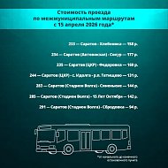 В Саратовской области с 15 апреля актуализируют тарифы на электрички, пригородные автобусы и водный транспорт.