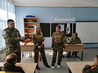 Нашу школу посетил бывший командир ВПК «Пламя»
