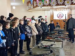 8 сентября обучающиеся филиала в с.Липовка приняли участие в марафоне и выставке военного вооружения