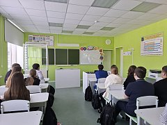 9 февраля 2025 года в ЦО естественнонаучной направленности "Точка роста" МОУ "СОШ им. Г.И.Марчука р.п.Духовницкое" 