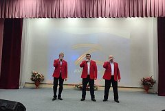 Духовницкие артисты выступили перед ранеными бойцами