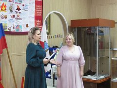 В Духовницком краеведческом музее прошло значимое мероприятие, посвящённое закрытию Года защитника Отечества. 