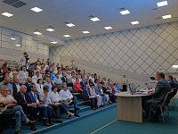 23 августа главный врач ГУЗ СО «Духовницкая РБ» принял участие в рабочем совещании, проведенном Губернатором Саратовской области Бусаргиным Р.В.